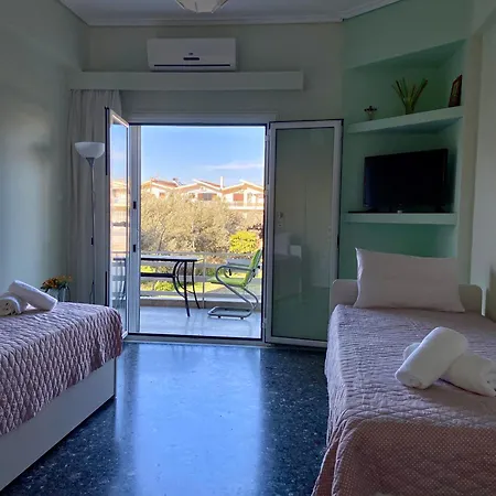 Mpanos Sea Apartment 1 Лутра-Ореас-Эленис Экстерьер фото
